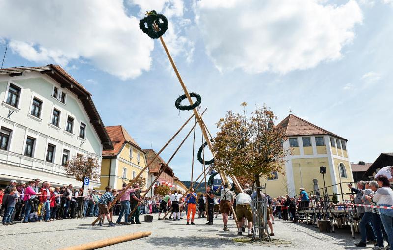 Marktplatz-Maibaum